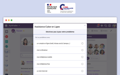 Whaller intègre le module « Assistance Cyber en ligne » de cybermalveillance.gouv.fr