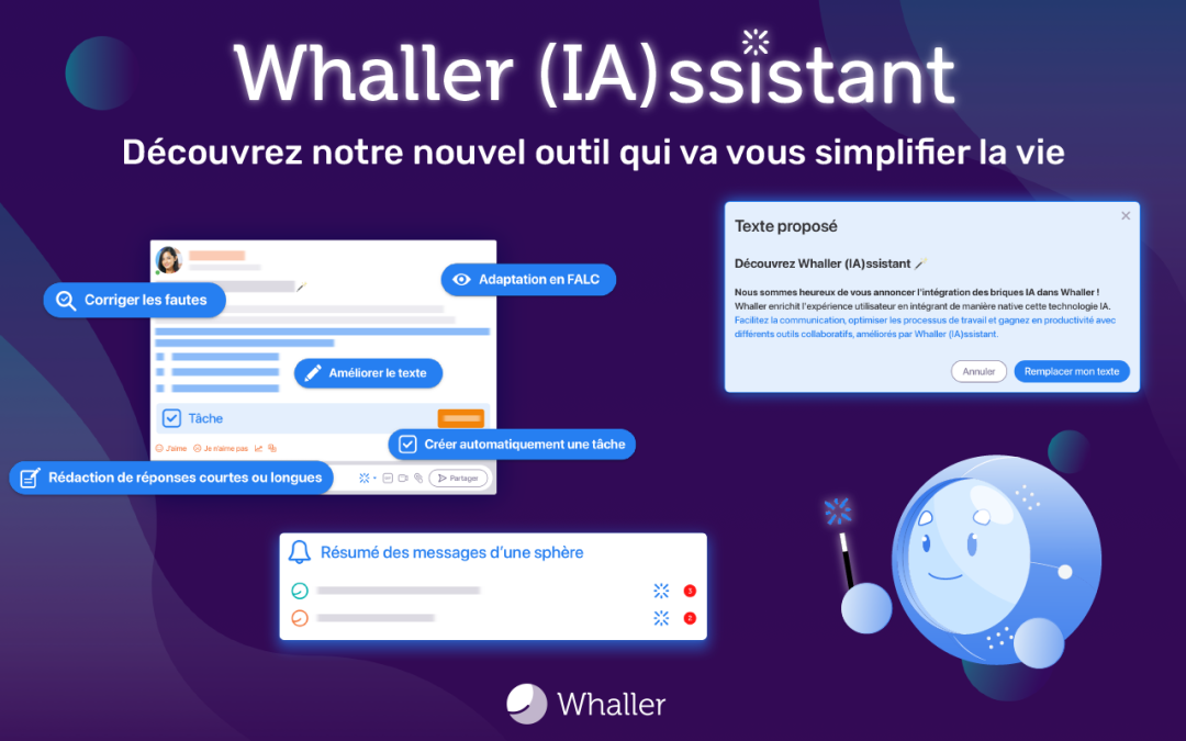 Whaller (IA)ssistant : l’alliance de Whaller et de l’IA générative Mistral AI