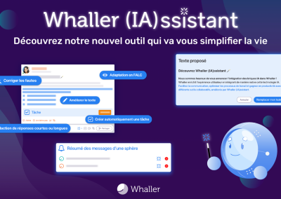 Whaller (IA)ssistant : l’alliance de Whaller et de l’IA générative Mistral AI