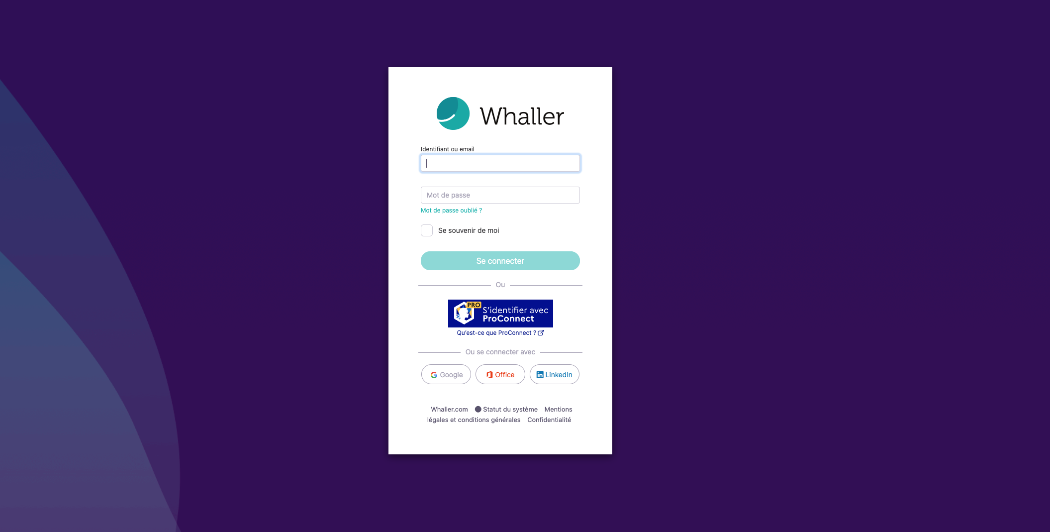 ProConnect sur Whaller