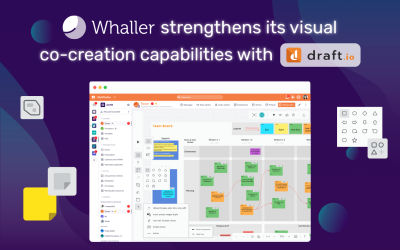 Whaller strengthens its visual co-creation system with Draft.io