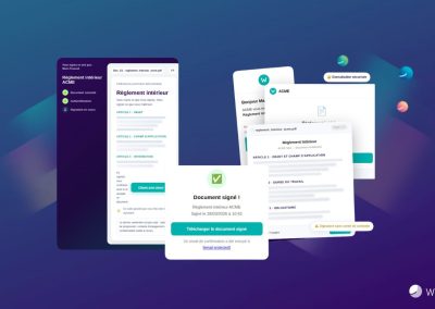 Whaller intègre la signature électronique et offre un workflow documentaire complet, de la création à la signature