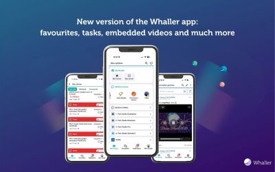 New version of the Whaller app: favourites, tasks, embedded videos and much more