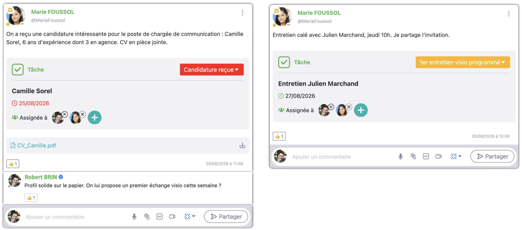 whaller recrutement candidature