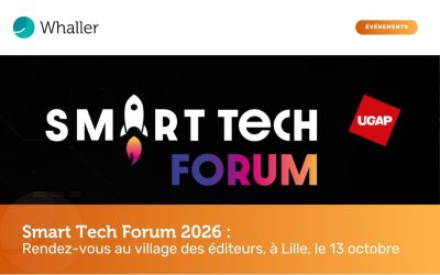 Whaller au Smart Tech Forum 2026 : rendez-vous dans le village des éditeurs, à Lille, le 13 octobre